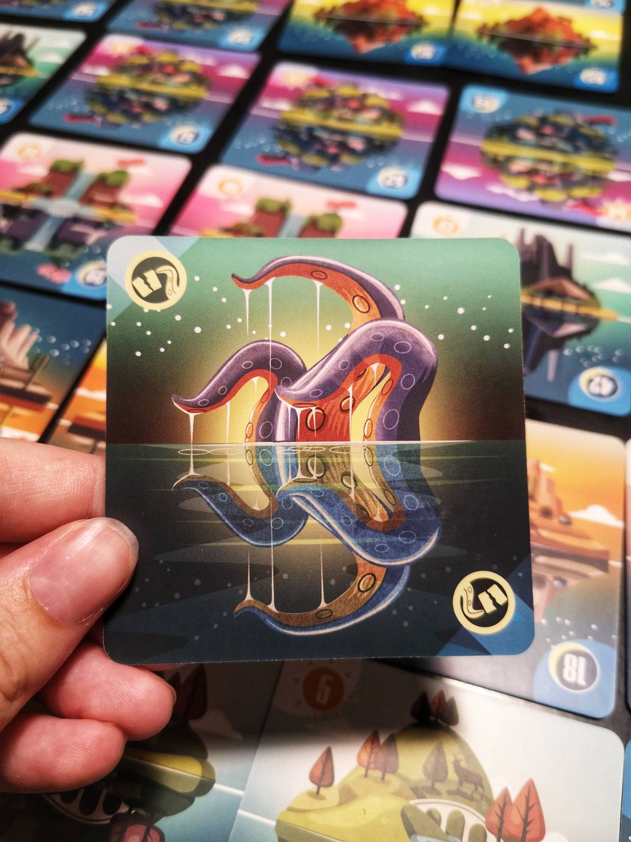 BSandBoardgames's tweet photo. Tranquility is a beautiful game with varying lvls of difficulty that will totally zen you out. If you like games like The Mind or Hanabi you'll enjoy this silent co-op card game. The art is just incredible 🙌 #boardgames #cardgames #coopgames https://t.co/cyE1YYJIyO