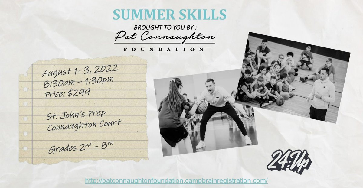 PondersHoop's tweet photo. Great summer hoop opportunity with @pconnaughton @pcfoundation24 #PlayMoreHoop https://t.co/SUExr22Z4B