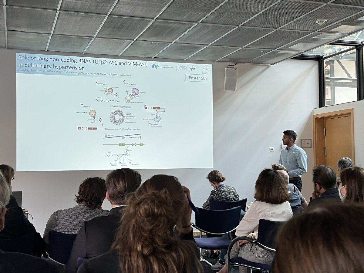 PullamsettiL's tweet photo. Very well presentation of our lab’s ongoing projects at #DZL2022 on various aspects of pulmonary hypertension. @dzlacademy https://t.co/d7RDpMx1qu