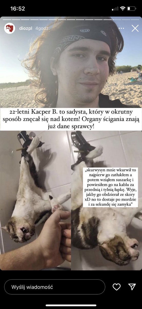 postmielone's tweet photo. bardzo dobrze niech cały świat zobaczy tą morde zakazaną https://t.co/jyeZ8JPqxS