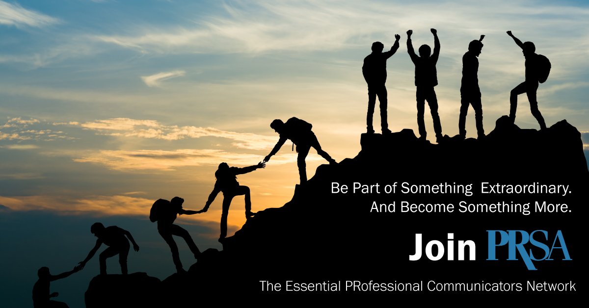 Thinking about joining PRSA? DYK that there are 25+ timely webinars offered throughout the year at no additional cost to members? Nonmembers pay $200 per webinar! 

Contact our director of membership, Faye Nicholson, at fayelnicholson@gmail.com for more info about joining!