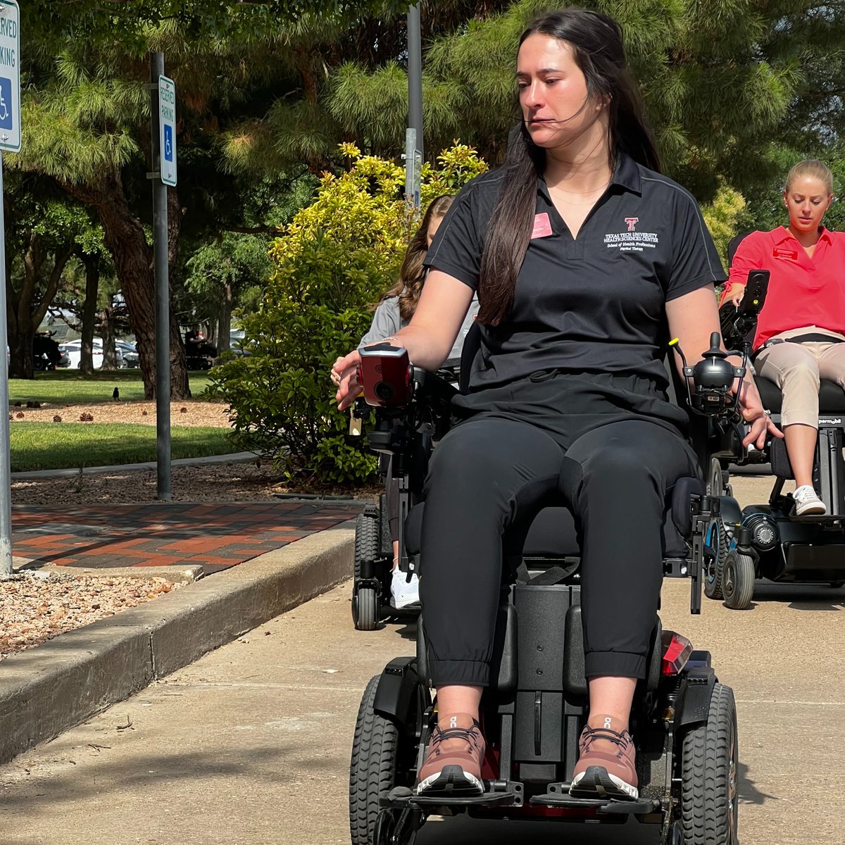 QuantumRehab's tweet photo. Check out these rising stars โญโญ in PT, OT and Speech from @TexasTech participating in Summer Assistive Technology Learning Day. #QuantumRehab #CRT #4Front2 https://t.co/hTlX27ECaH