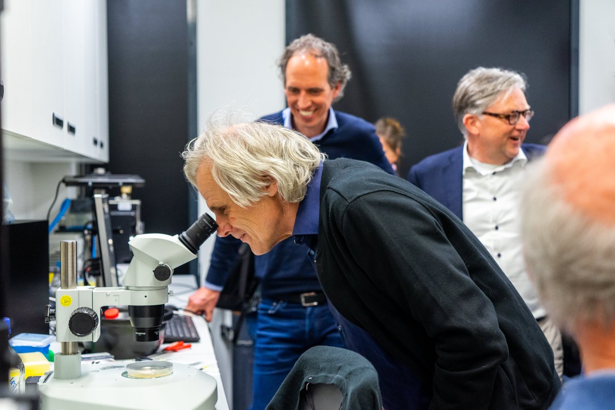 On April 12 a team from @Hoofdzaken visited us in ERIBA to know about what we do in the lab against brain-related diseases. It was fun and exciting to share our work with them! 👩‍🔬🧠To know more about this event ➡️ eriba.umcg.nl and hoofdzaken.nl/nieuws-en-blog…