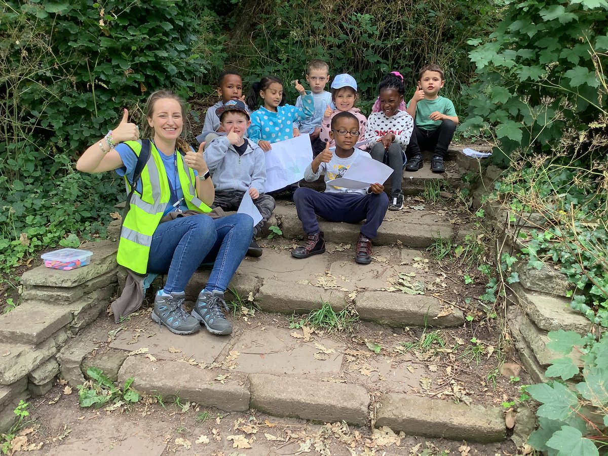 StMarysCF11Rec's tweet photo. We used the crayon rubbing technique, to explore the different textures around the park. https://t.co/Lbg7UB5Ps2