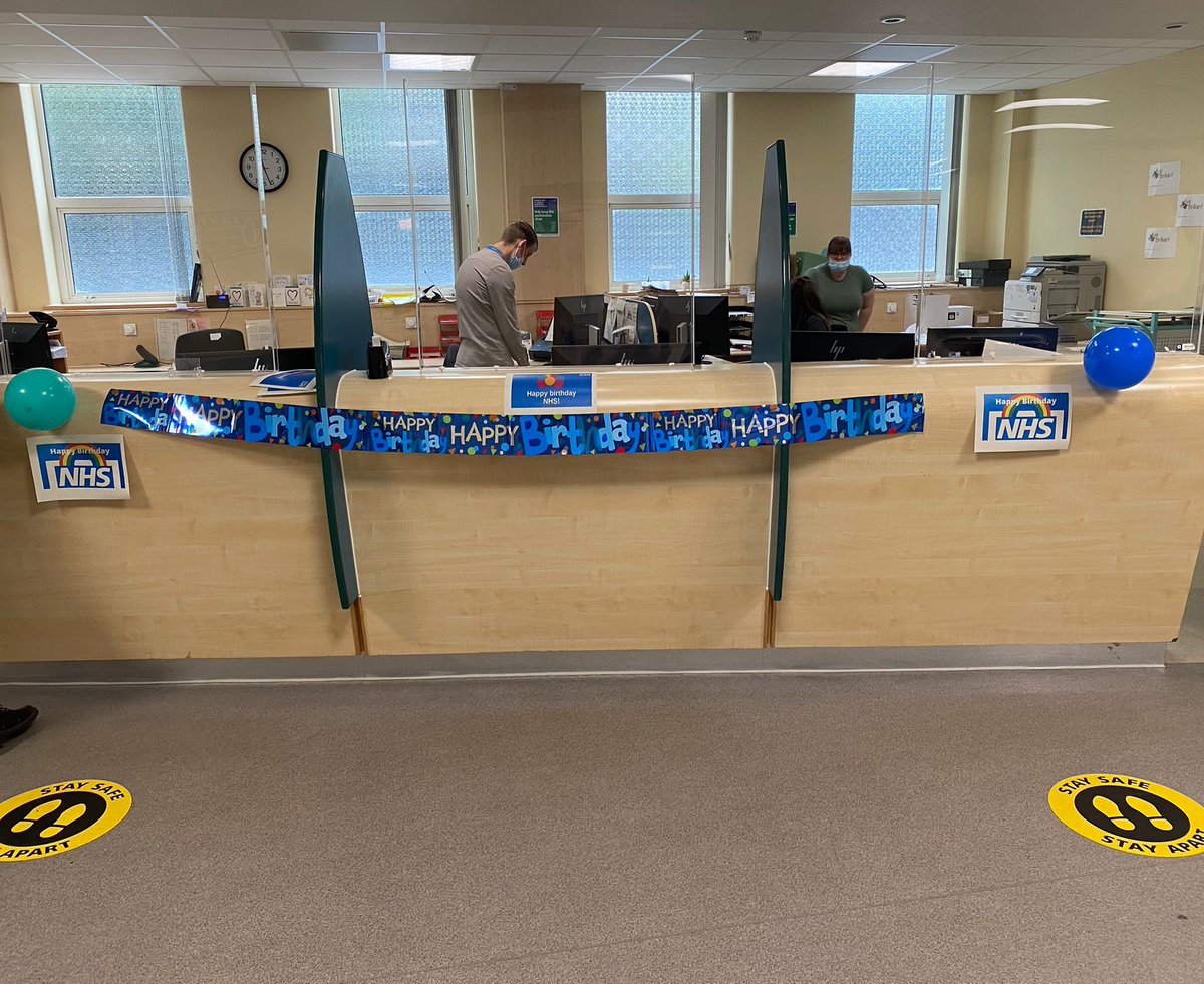 MDentalHospital's tweet photo. #NHS74 #NHSBirthday #udhm dress up for nhs day! π https://t.co/qZW1opR0Su