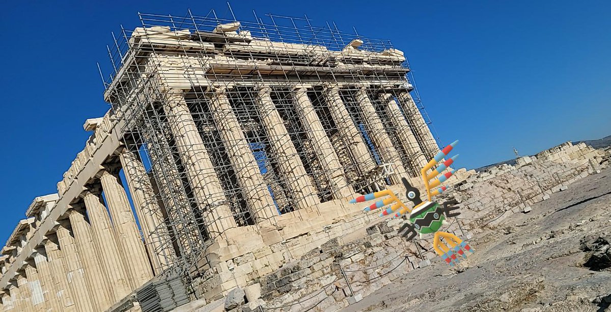 I really love this shot I was able to get in Athens. I really want to go to Eygpt and get one next to the Pyramids. 
#PokemonGO