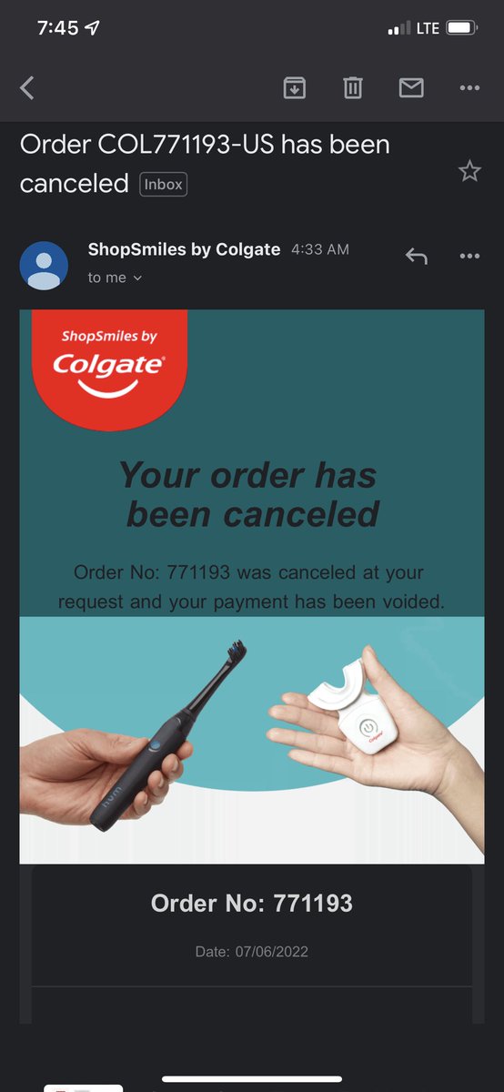 GhostSpaced's tweet photo. @Colgate it’s cool tho y’all lost countless customers with this. Everyone that could’ve gotten one would’ve been buying those $20 replacement heads. Now nobody will be buying anything lol. I was excited to move over from my @OralB electric but I’m glad I didnt. #boycott #falsead https://t.co/vrmZGWTAr0