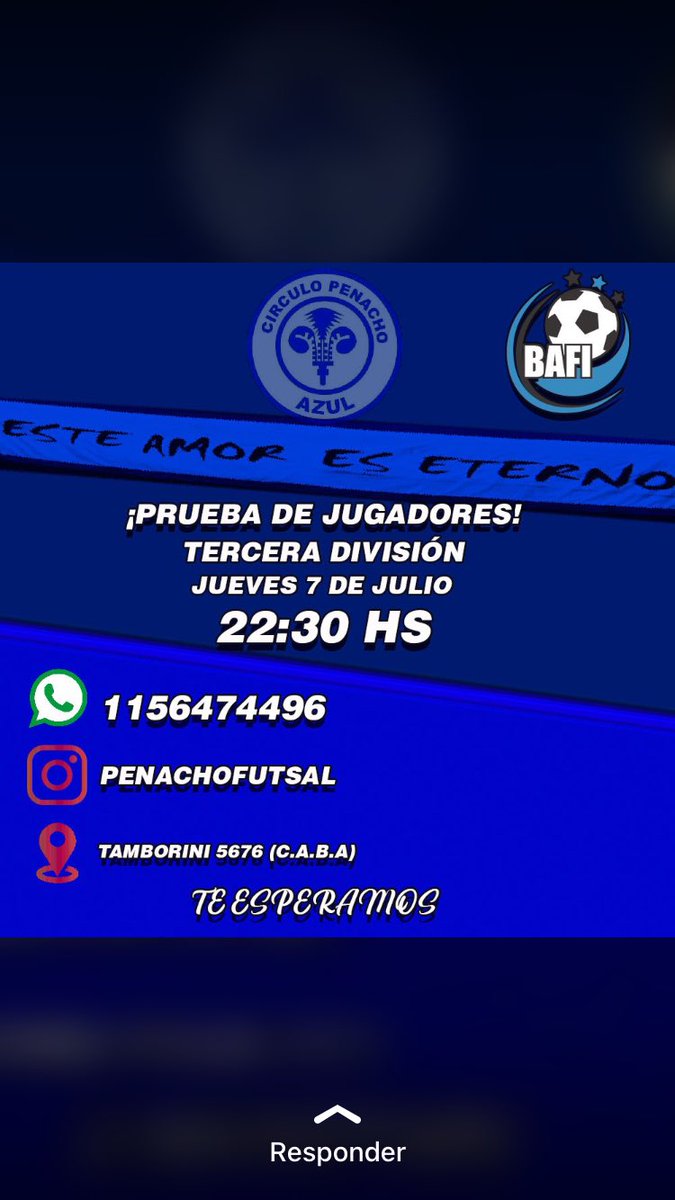 Lopezagustina05's tweet photo. @bafi_futsal 💙 https://t.co/vxQkj4DHow