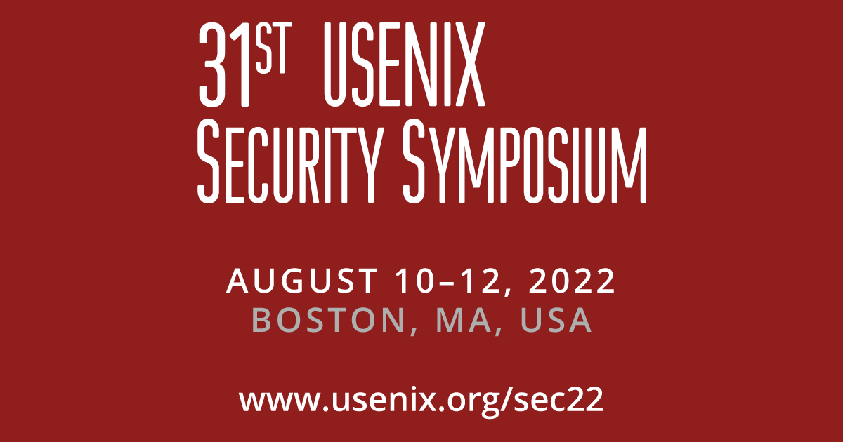 USENIXSecurity's tweet photo. Grants are available to support USENIX Security '22 attendance, and the deadline is coming up soon on July 11! Our grant offerings include Diversity Grants, Student Grants, and Grants for Black Students. Please share this opportunity! More info:  https://t.co/09vK9cECj8 #usesec22 https://t.co/fkeDIlrL2e