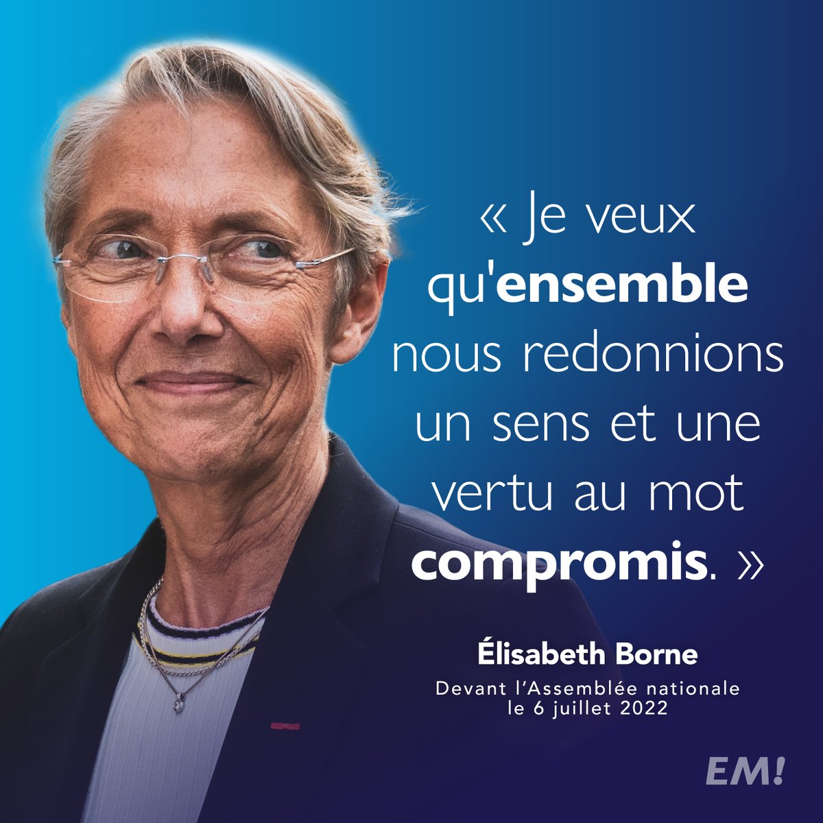Le compromis, ce n’est pas se compromettre. C’est accepter, chacun, de faire un pas vers l’autre. Bâtir ensemble ne signifie pas renoncer à son identité.