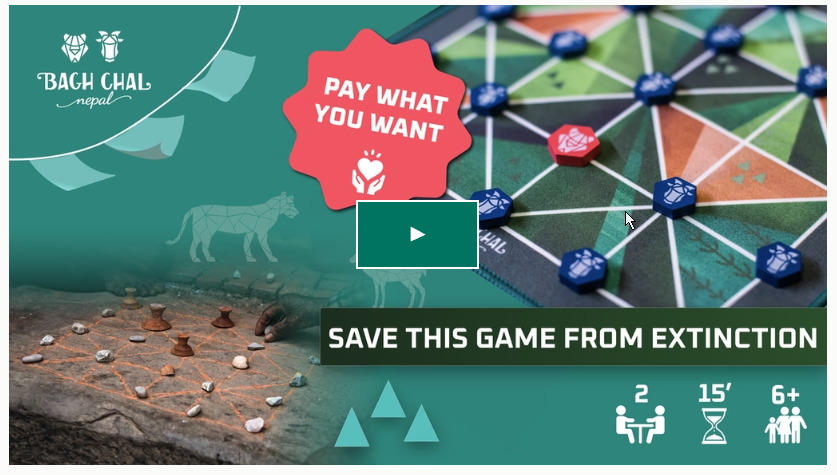 We just backed BAGH CHAL - The ancient game of Nepal on <a href="/Kickstarter/">Kickstarter</a> #boardgames