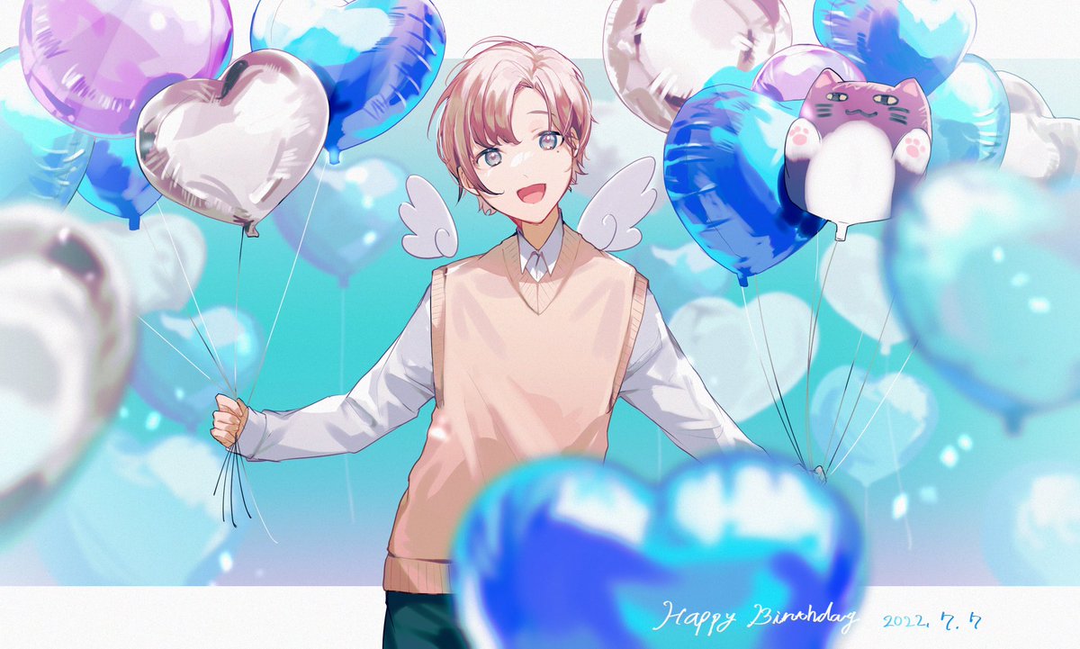 「#叶誕生祭2022 #かな絵
楽しい一年になりますように🎁 」|あいさぎのイラスト