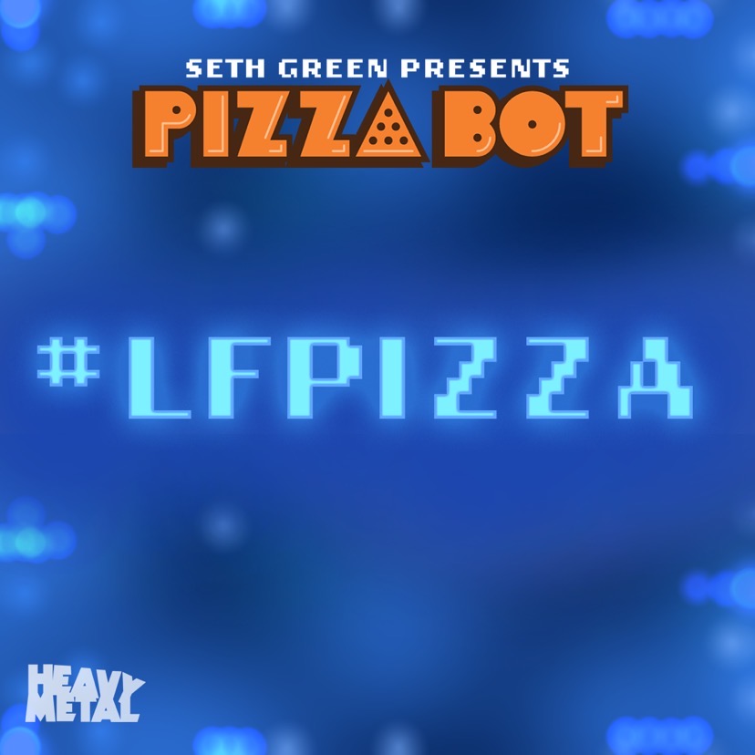 PizzaBotNFT's tweet photo. We all know that it’s always #LFPIZZA time. If we can reach 100 #LFPIZZA’s in the comments AND 100 retweets, we’ll give away a $150 pizza gift card to one lucky winner. You know the drill, let’s do this! @SethGreen @HeavyMetalInk https://t.co/sxT6TzFrjE