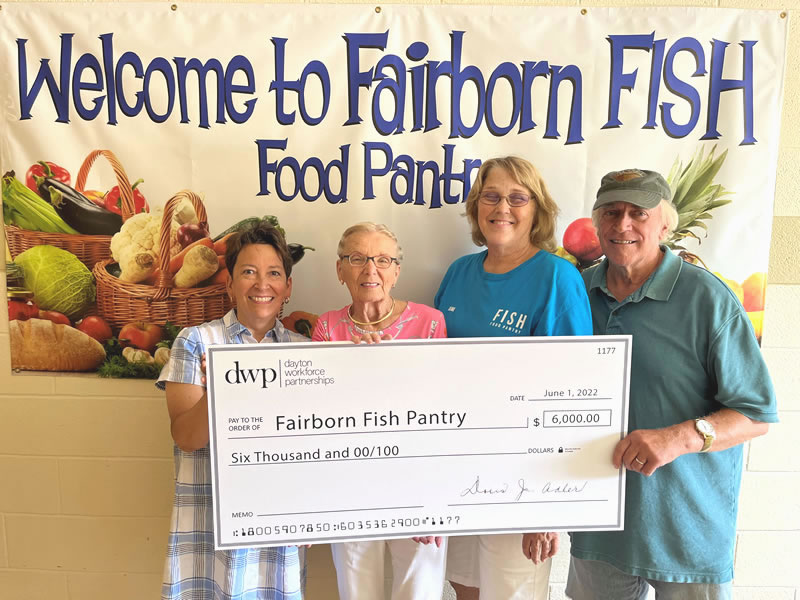 DWP's board of directors proudly supports the Fairborn FISH Food Pantry and their outstanding work to support it's community. conta.cc/3RajL6T