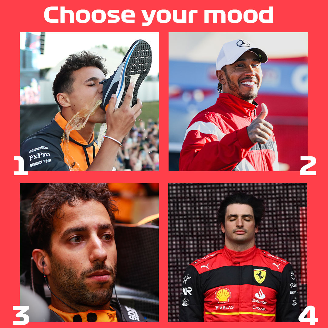 What mood are you in today? Comment below 👇 #AzerbaijanGP #F1Baku #F1 #StreetFighters
