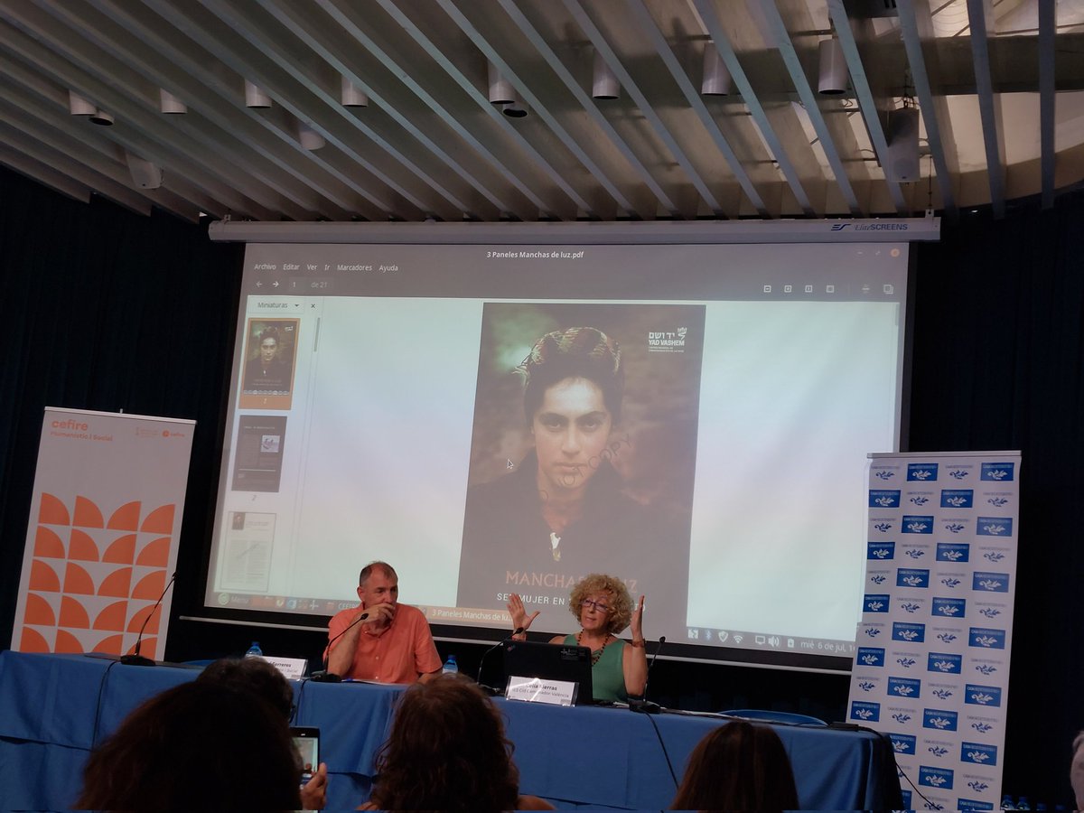 mayte_penalver's tweet photo. "De mi cuerpo descompuesto nacerán flores, eso es eterninad" #IXJornadas #PerspectivasDidácticas en la enseñanza del #Holocausto @csmediterraneo https://t.co/ZuqTn628Hw