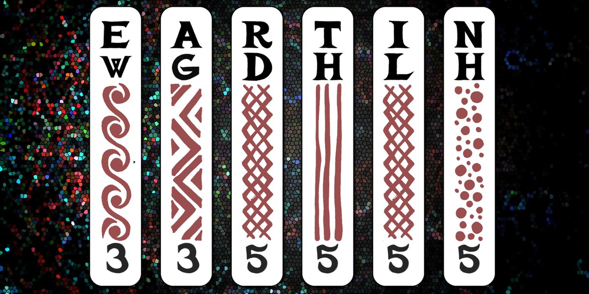 ell_deck's tweet photo. It's TOTELL!
Letters are worth as many points as the number on the card.
Your mission: find a word worth EXACTLY 18 points.
Use each letter shown once max. Some letters might be worth different pts depending on your choices.
#puzzle #ELLDeck #Totell invented by
@al_cannon https://t.co/hLxo96biVU