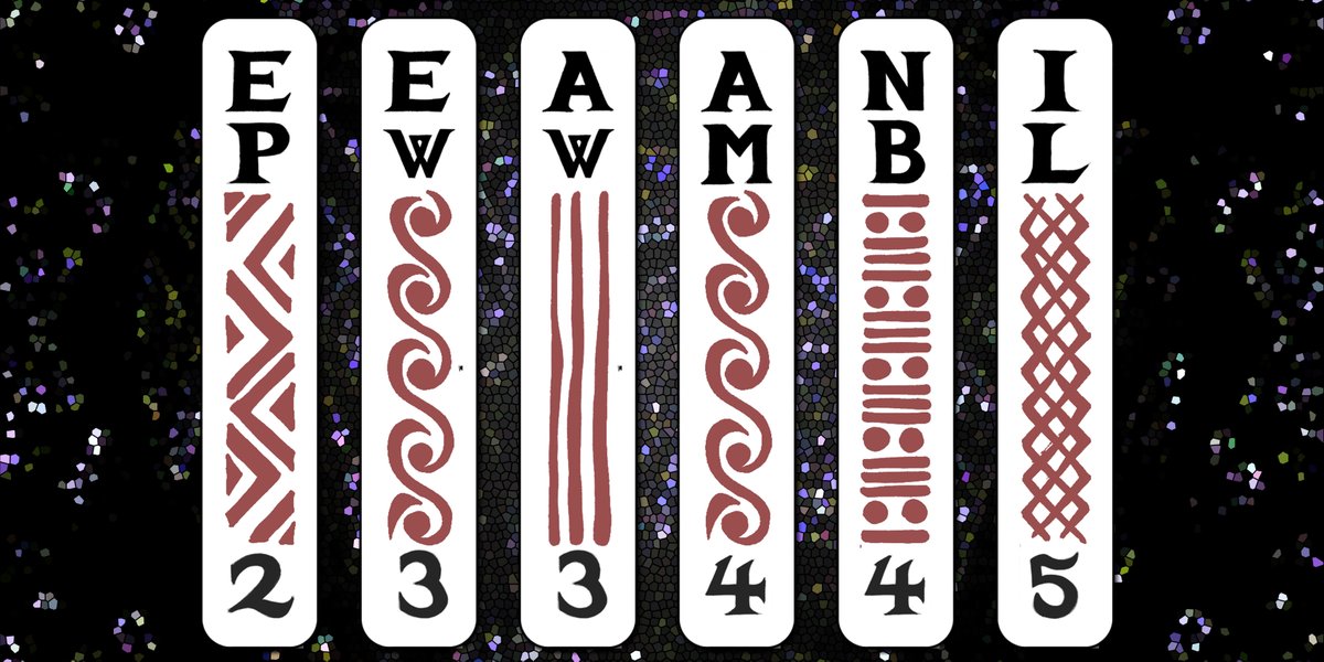 ell_deck's tweet photo. It's TOTELL!
Letters are worth as many points as the number on the card.
Your mission: find a word worth EXACTLY 19 points.
Use each letter shown once max. Some letters might be worth different pts depending on your choices.
#puzzle #ELLDeck #Totell invented by
@al_cannon https://t.co/xwpTj6TXBA