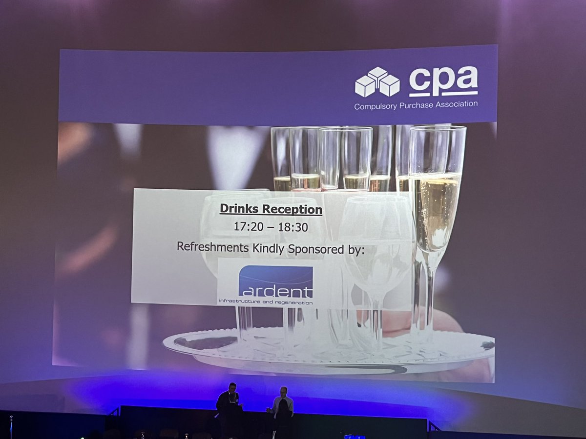Now it’s time to network and enjoy a drink…courtesy of @ardentgb #CPANational2022