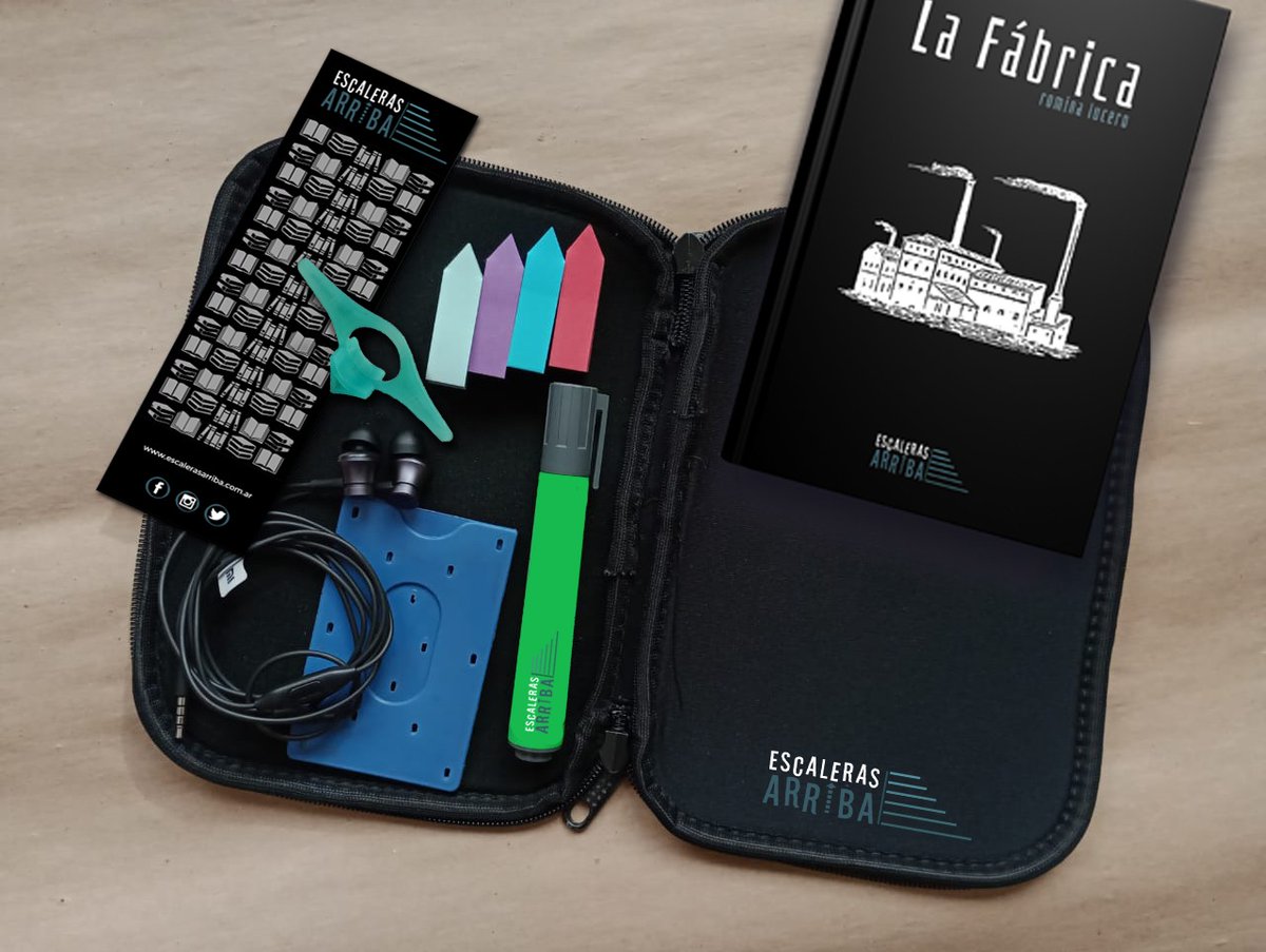 escalerasarriba's tweet photo. Como nos encanta acompañarte, creamos este kit viajero para que tengas cuando necesites
Al comprar cada libro de una colección, te llevás una parte! Auriculares, estuche, banderitas y mucho más para tu recorrido ¿Cómo no vas a completar tu colección?#kitviajero #leer #subte #tren https://t.co/09MzPz1t7v