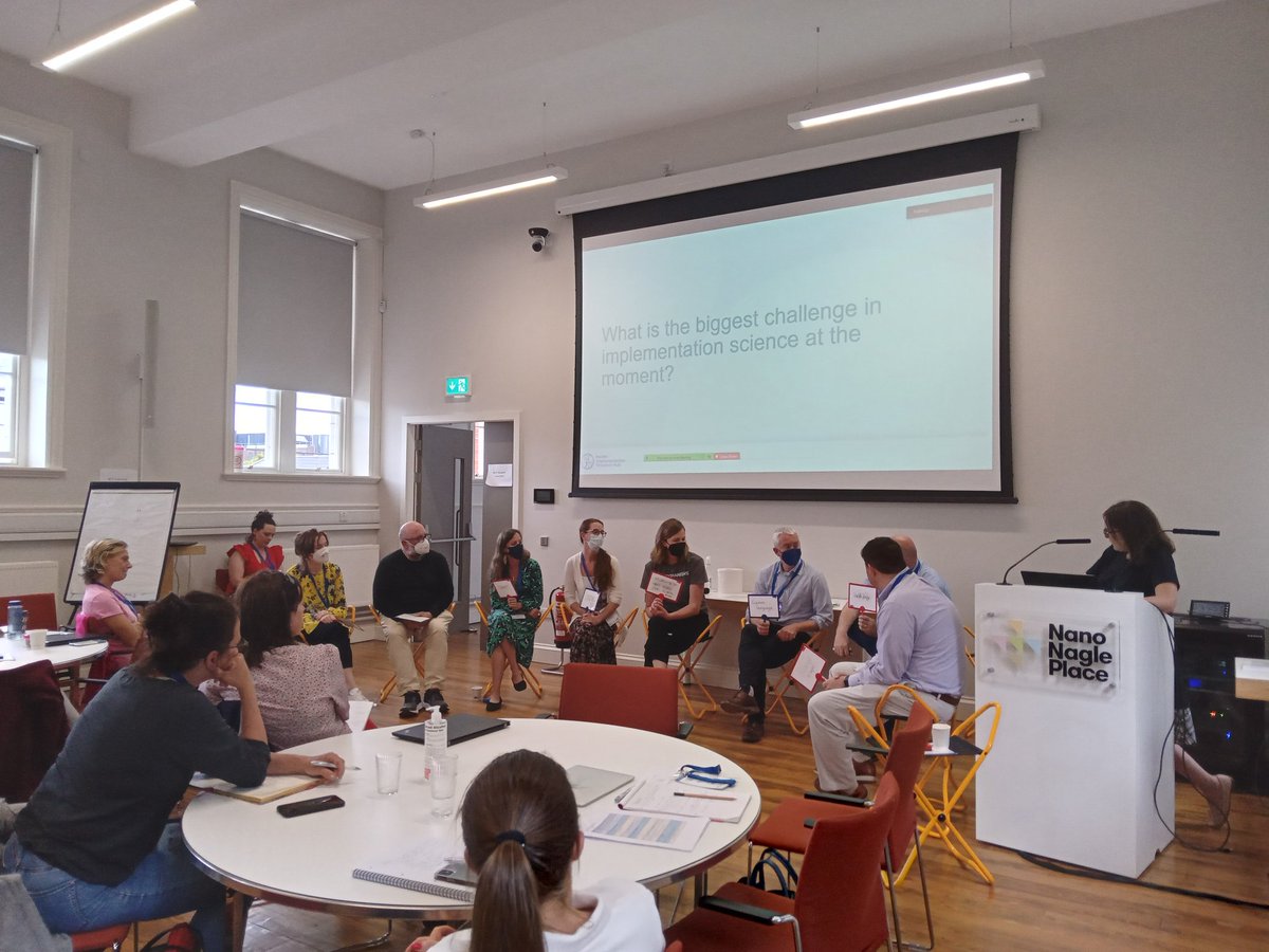 Wrapping up day two of #ISTI2022 with a great panel discussion, on among other things, the biggest challenges in implementation science.
