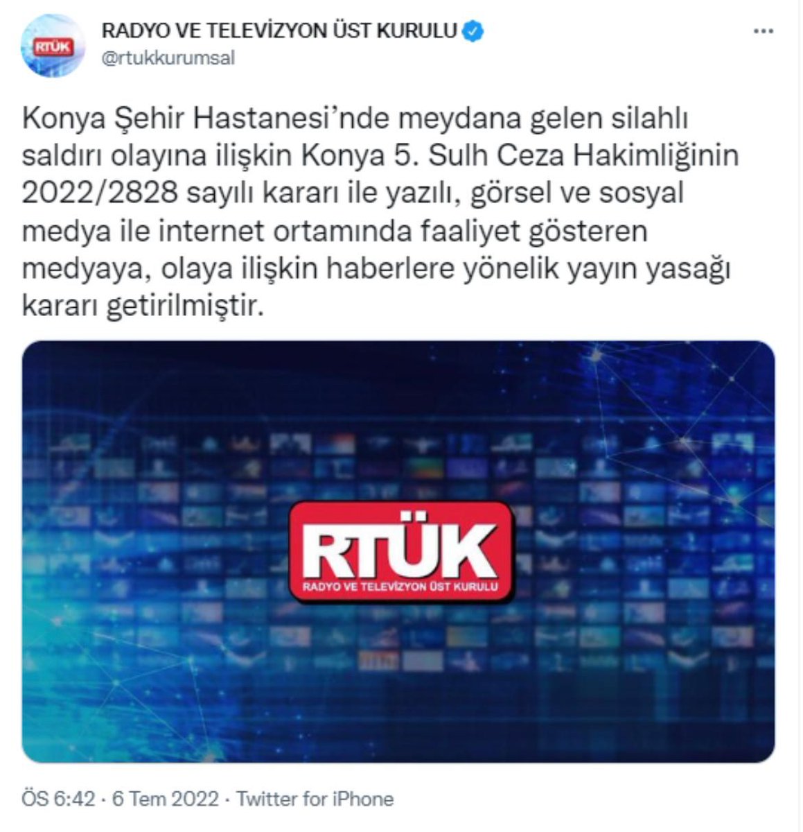 Jet hızıyla yayın yasağı çıktı. Canımız gitti, kardeşimiz, abimiz öldürüldü. Hem de başka bir hastanede güvenlikçi olan bir hasta yakını tarafından. Kapı kilitlendi 2 şarjör mermi sıkıldı. Ne kadar kolay. Kimse duymasın..