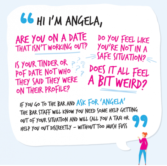 WolvesPolice's tweet photo. We’re still working with bars &amp; pubs to create safer spaces for fun nights out🥂🍻

For further guidance and #safety advice, visit 
@WMPolice

⬇️
https://t.co/IxrWQaB5mG
Enjoy, stay safe &amp; look out for each other👀

#AskForAngela 
@WolvesCityWMP @WolvesCouncil @EnjoyWolvesCity https://t.co/9W90u6CjNC