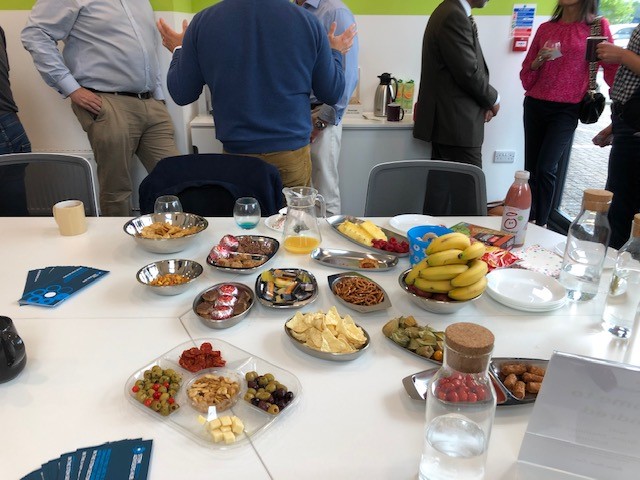 Face to face 'no agenda' meet up today - people come for the networking and stay for the 70's style food! There are too few business events with party rings! Thx to hosts <a href="/BostonHouseBC/">Boston House Business Centre</a>
