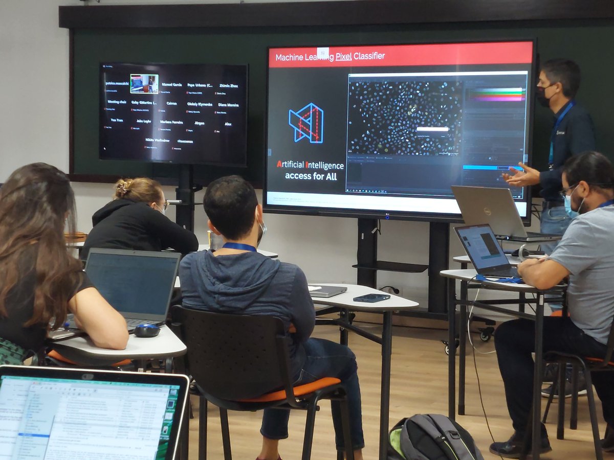 Luciano Lucas (@lucianoaglucas) on Twitter photo Got to see <a href="/MascalchiP/">Mascalchi Patrice</a> in action at the legendary #EMBO3DevImg talking about fast and easy-to-use AI for image analysis and insight creation.
Great questions from students and other presenters. Interest on this topic remains very high!
<a href="/LeicaMicro/">Leica Microsystems</a> <a href="/AiviaSoftware/">Aivia Software</a> #Aivia Got to see <a href="/MascalchiP/">Mascalchi Patrice</a> in action at the legendary #EMBO3DevImg talking about fast and easy-to-use AI for image analysis and insight creation.
Great questions from students and other presenters. Interest on this topic remains very high!
<a href="/LeicaMicro/">Leica Microsystems</a> <a href="/AiviaSoftware/">Aivia Software</a> #Aivia