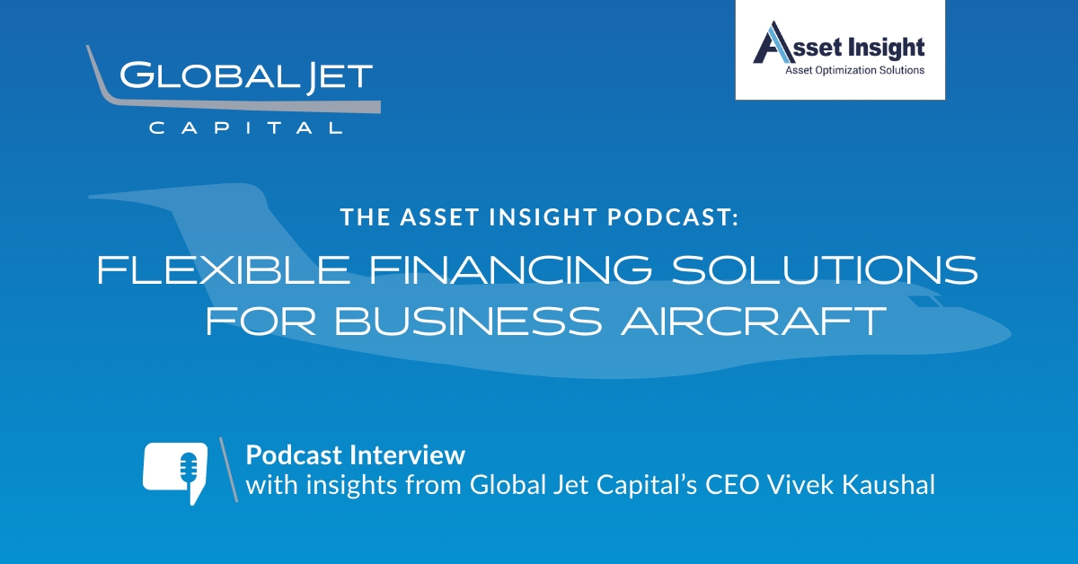 Our CEO Vivek Kaushal was featured on the latest episode of the Asset Insight Podcast. He reviews our financing solutions for the #bizav market, discusses aircraft values, the overall #bizav market, & the potential effect of the Russia/Ukraine war. Listen: apple.co/3yHy0J3