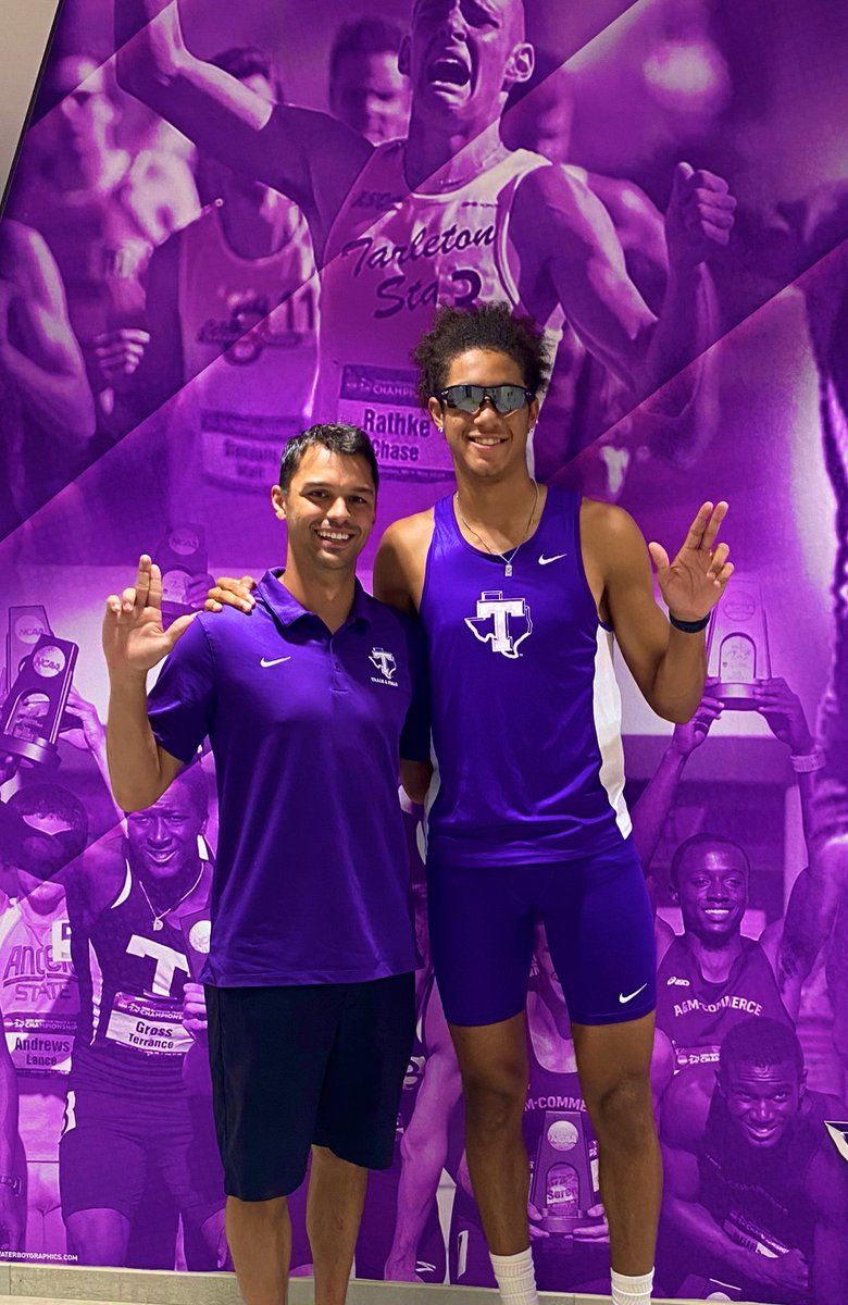 Had a great unofficial visit yesterday at Tarleton State University. I really enjoyed myself and a great view of the campus.🟣⚪️