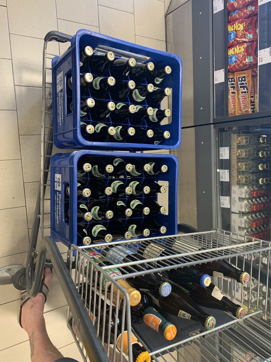 Shuff0803's tweet image. Nipped to Germany on a beer run. Might be nipping back tomorrow because he wants to bring a crate home 😂