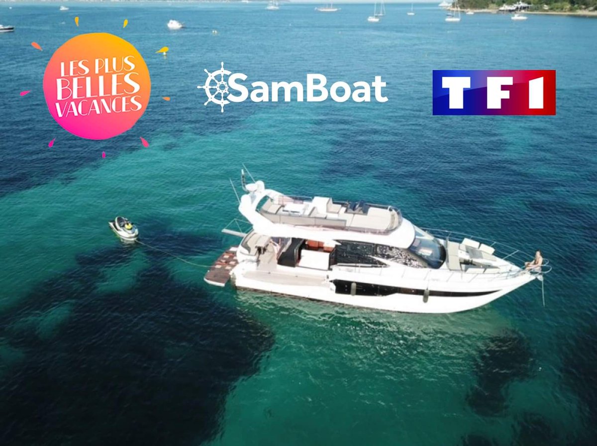 Retrouvez nous en direct sur #TF1 dans Les plus belles vacances avec notre cofondateur Nicolas sur un magnifique #Catamaran Lagoon 40 😍