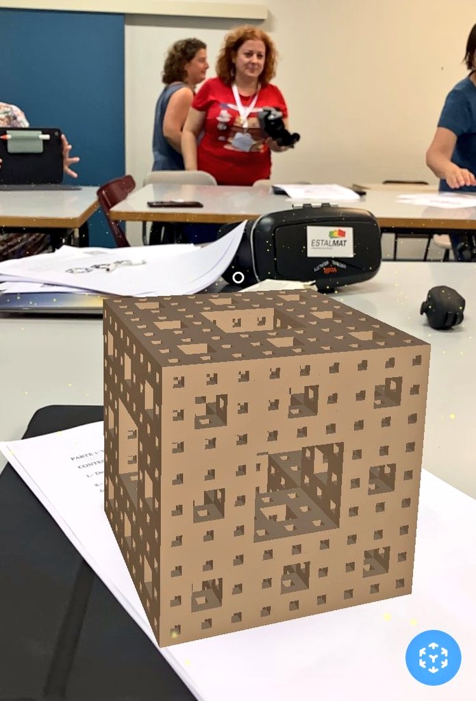 juanripu's tweet photo. Esta tarde he disfrutado en tres dimensiones impartiendo un taller junto a @luciarotger (@unirioja ) y @Luisacuadrado en el que hemos realizado "Un paseo inclusivo por el mundo 3D: del modelado a la RA pasando por la RV" en las @20jaem #20JAEM 
¡Gracias por vuestra participación! https://t.co/stQkArNURs