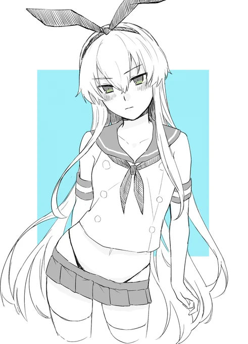 五億年ぶりくらいに島風描いた 