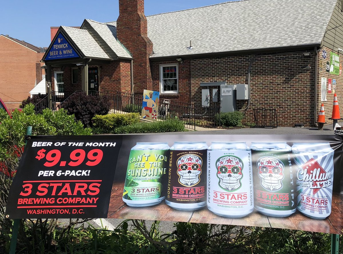 👋🍺 Stock up, last week beer of the month: @3starsbrewing $9.99/6pk 🍺