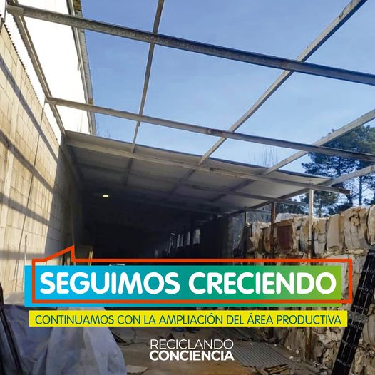 Continuamos con la ampliación del área productiva, para poder seguir desarrollando la producción de productos de triple impacto.
🌎 Buscamos hacer productos con residuos que no tienen lugar en el mercado, 👏Agradecemos a Lucia Linari y Eduardo Canitrot.