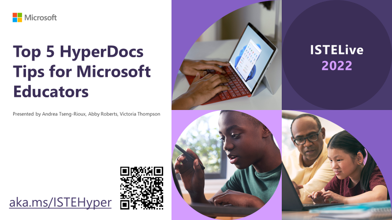 MissRioux's tweet photo. ๐Hi #ISTELive22 Friends! If you joined @mrs_abbyroberts, @VictoriaTheTech & I yesterday here is the slide deck we promised! If you didn't join us, feel free to check it out. Connect with us if you have any questions. #MicrosftEDU
๐https://t.co/ysro85mIFi https://t.co/Bc77Ciwp9N