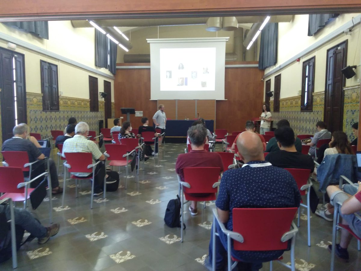 📸This week is being held the 9th Iberian Conference on Perception (#CIP22) at Casa Convalescència #Barcelona This year’s edition is organised by #CVCresearchers Dr. Xavier Otazu and Dr. Alejandro Párraga and #CVCAlumni Dr. Xim Cerdà-Company 👏 ➕ info: cip2022.org