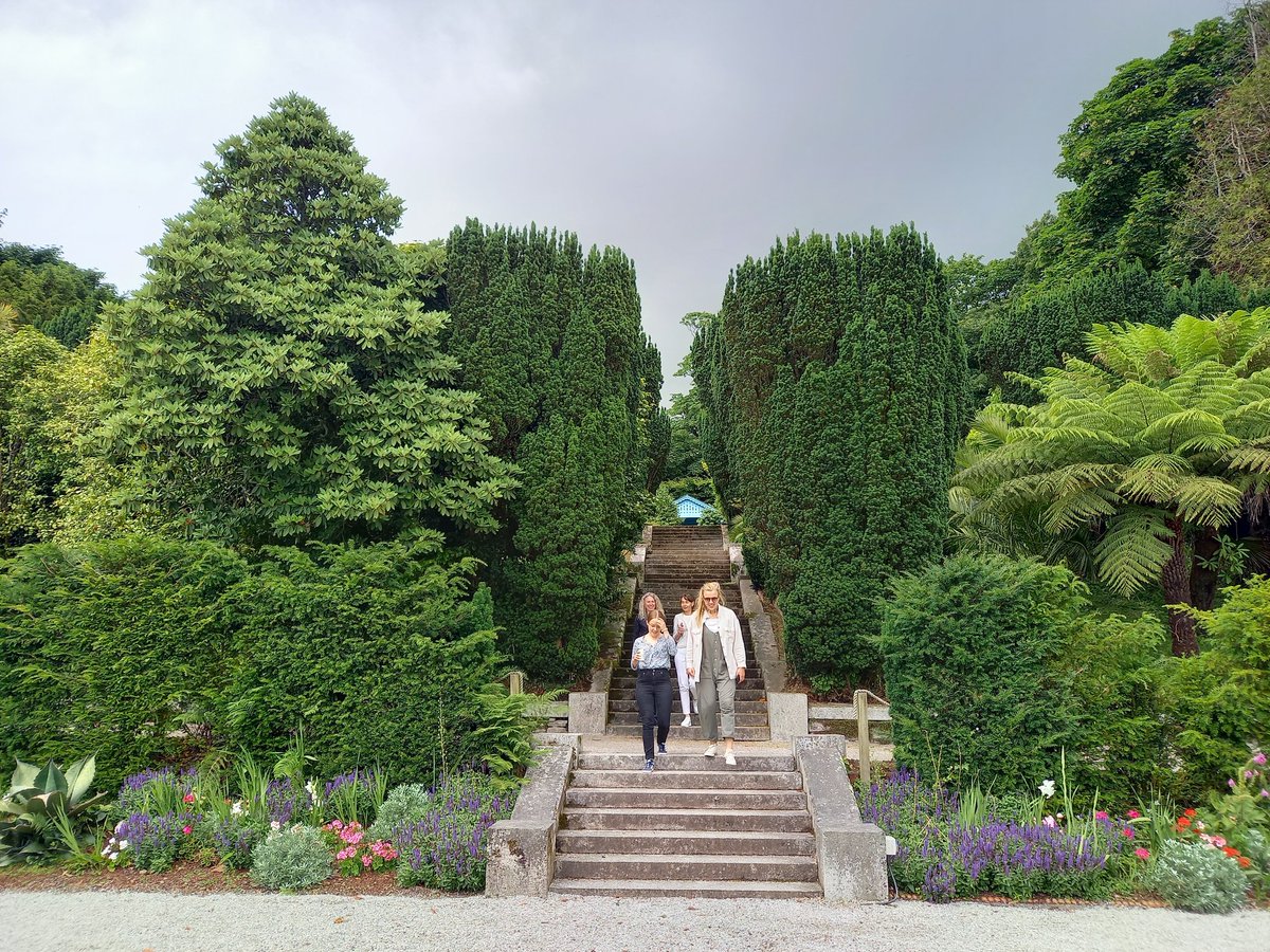 DrJaneRSmith's tweet photo. Lovely way to finish the @ExeterMed #ExeterARE with a guided walk from our local tour guide @ReburnCharlotte around the @UniExeCornwall Penryn campus gardens and orchard https://t.co/E1ZupEsqkt