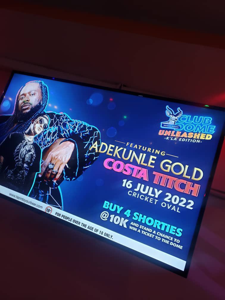 NamazziNaymah's tweet image. Mark the date you all🥳🥳 (16th July)
It’s gona be so much fun at lugogo cricket oval at @costatitchworld and @adekunleGOLD perform live🤗
Don’t miss🔥🔥
#AdekunleGoldUG 
#DomeLifeDopeLife 
Cc: @ClubPilsener