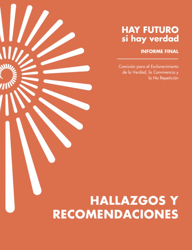 El #InformeFinal de la @ComisionVerdadC narra una serie de hechos que dan cuenta del fenómeno de represión estatal y violencia policial en escenarios de movilización y protesta social, abro 🧵 sobre las recomendaciones que sobre este punto deja el informe #HayFuturoSiHayVerdad 👇🏻