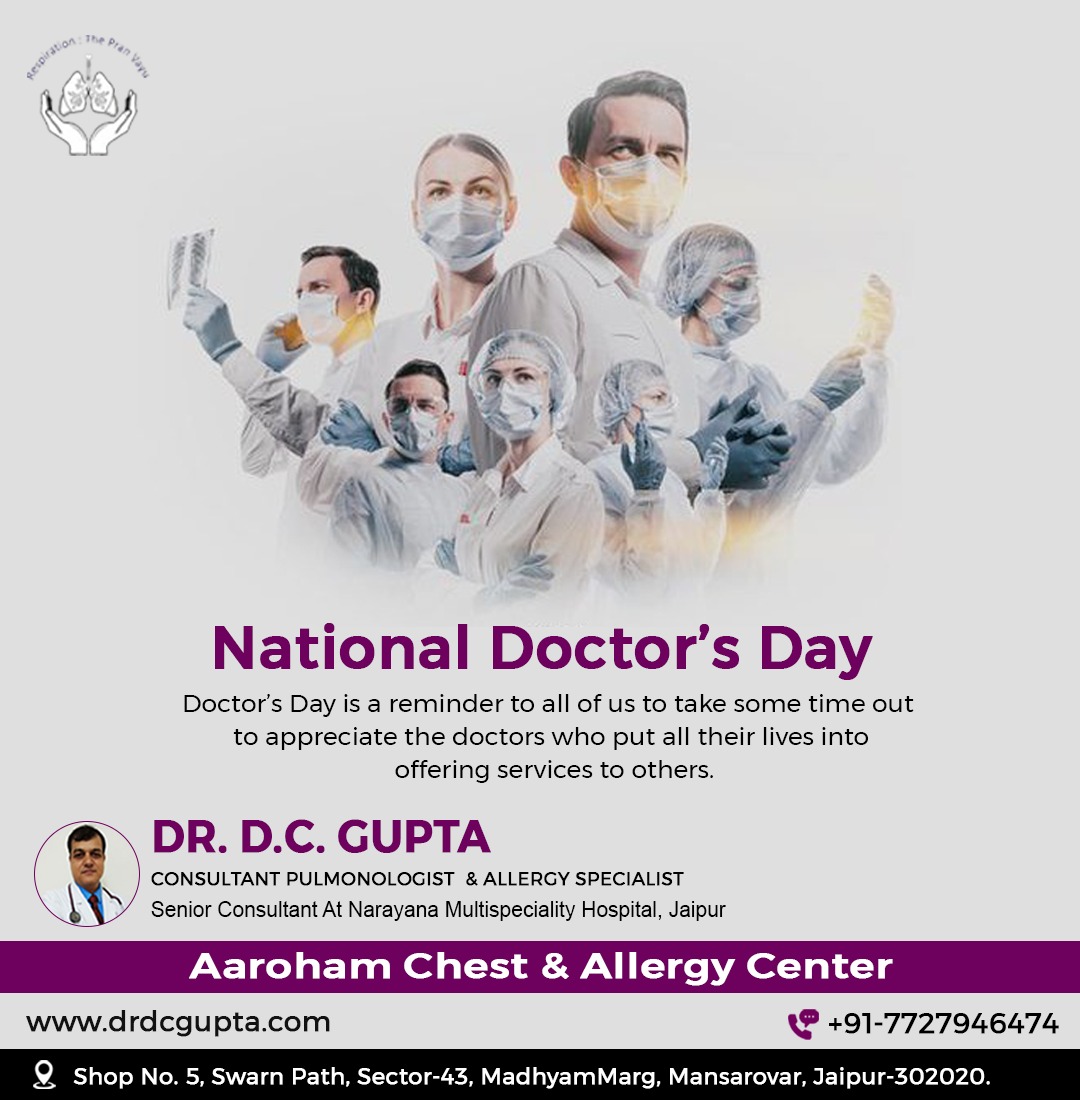 dcguptaclinic's tweet photo. Happy National Doctor's Day

Consult us for chest disease.
Click: https://t.co/Bq5vs5Nbrq

#happy #doctors #day #pulmonologist #reminder #take #some #services #lives #happynationaldoctorsday #drdcgupta #chestspecialist #chestdoctor #allergydoctor #bestallergydoctorinjaipur https://t.co/9aoFPh8tqc