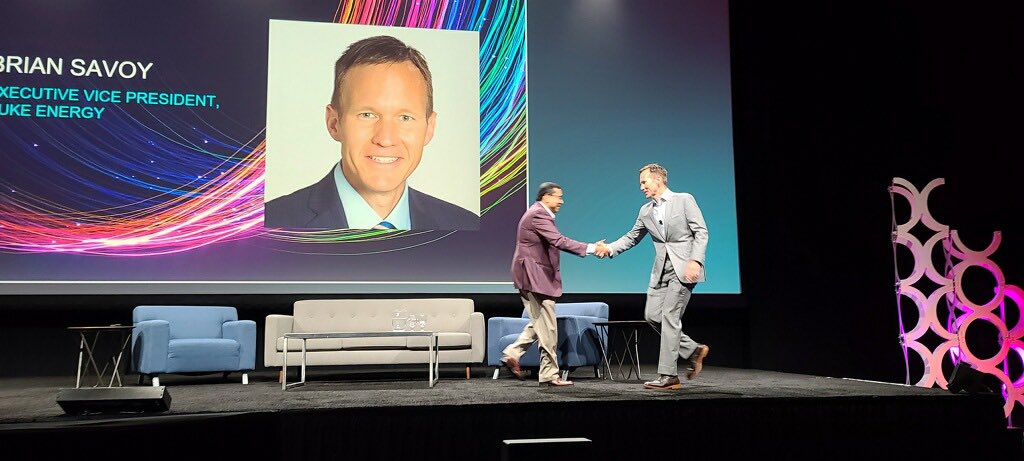 First up…Arshad Mansoor of <a href="/EPRINews/">EPRI</a> 
Next up…Brian Savoy of <a href="/DukeEnergy/">Duke Energy</a>