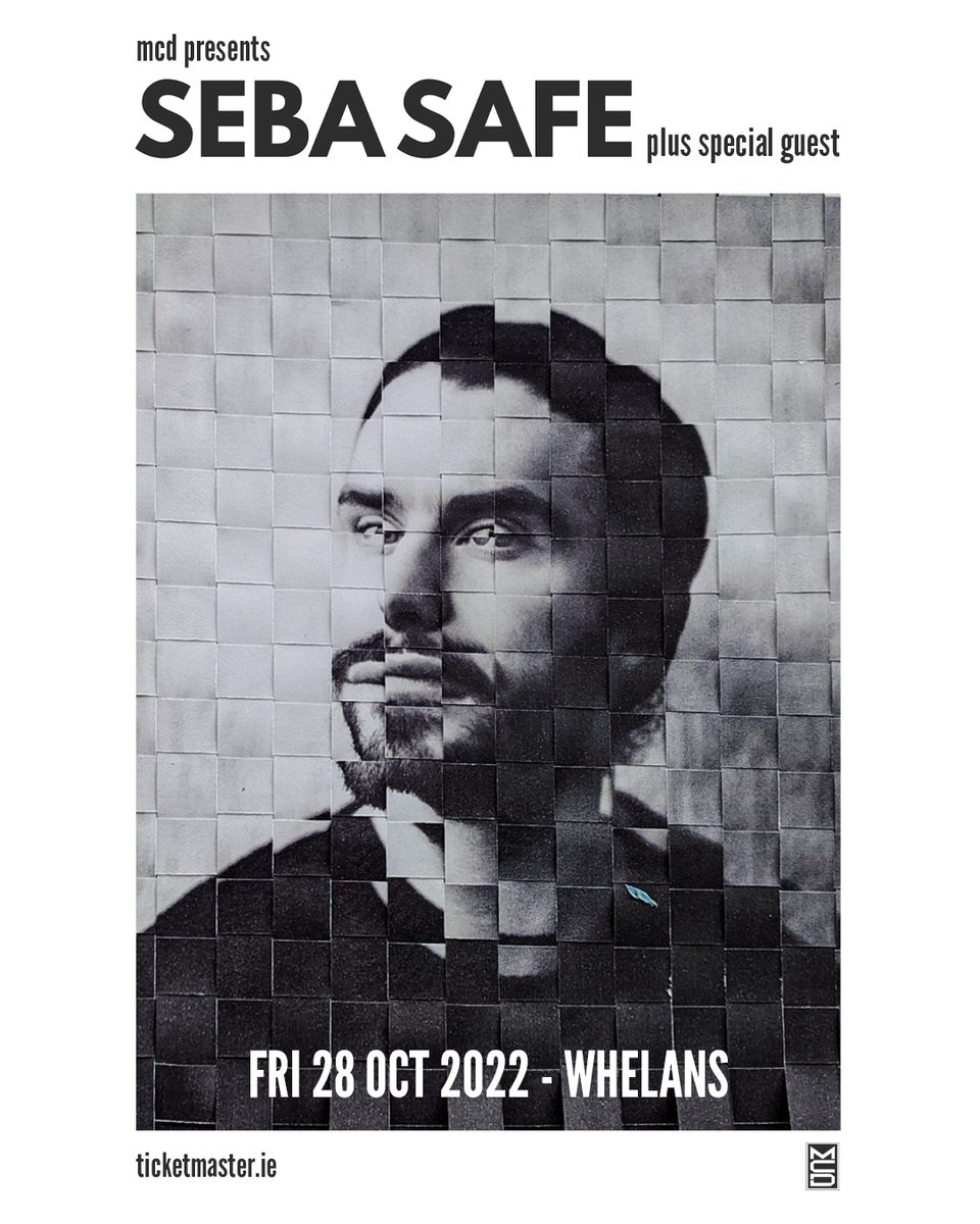 On sale now: Rising Irish singer-songwriter SEBA SAFE plays his biggest headline show to date at Whelan's on Friday 28th October. Tickets €14.50 available here: whelanslive.com/event/seba-saf… @sebasafe @mcd_productions