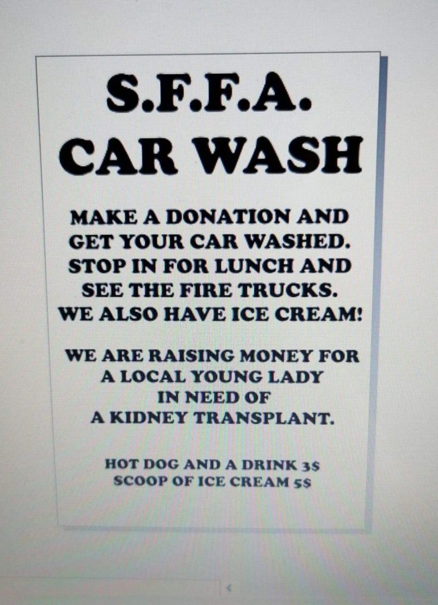 Please come out and show your support.