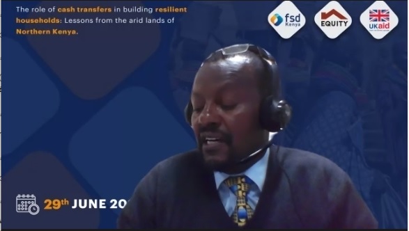 FSDKe's tweet photo. “Cash transfer is an investment in human capital and development. It is not a handout” ~ Eng. Jirma Hussein, Deputy Director, Drought Resilience @NDMA_Kenya in a webinar on The role of cash transfers in building resilient households
#SocialProtectionKE #HSNP #CashTransfer https://t.co/2wVIUwGhvn