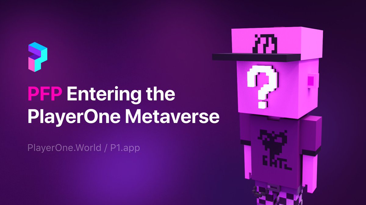 PlayerOneWorld's tweet photo. It's been months since we supports @MeebitsNFTs character import, Theme Parks &amp; #P2E!

🗞️More #PFP projects are hopping into PlayerOne metaverse in the near future! 🔽
https://t.co/GdgiHkbymH

Bonus(1 Mystery Box)🎁
♻️RT &amp; Tag 2 &amp; Comment ur polygon address
5 Winners in 24H⏰ https://t.co/76BKSJG01W