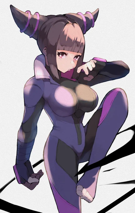 ジュリ
#StreetFighter 
#格ゲーキャラ描こうぜ 