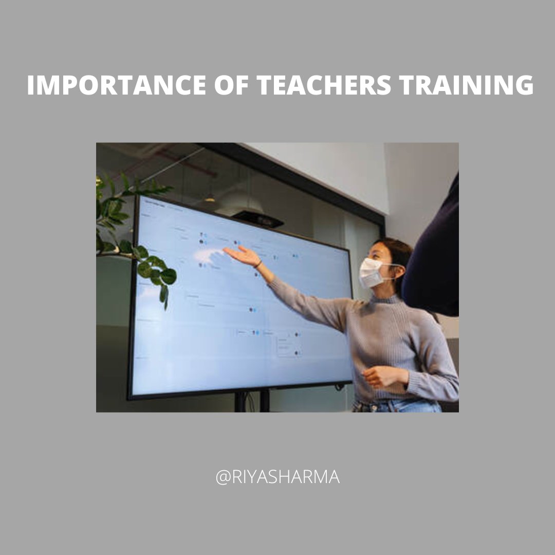 _Riya5Sharma's tweet photo. IMPORTANCE OF TEACHERS TRAINING 
As a result of e high demand for well-trained professors in education, accredited teaching has progressed quickly.
https://t.co/g3SX0TBNVm
#training #teaching #careercounseling https://t.co/G6TJHKpkj0